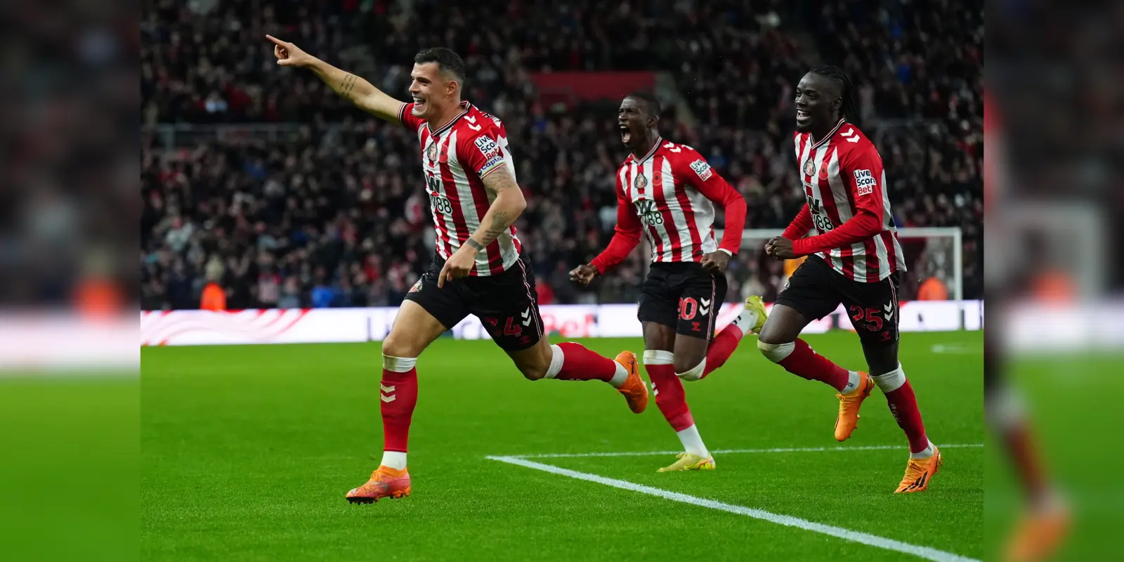 Granit Xhaka Selamatkan Sunderland, Gagalkan Kemenangan Moyes di Stadion of Light